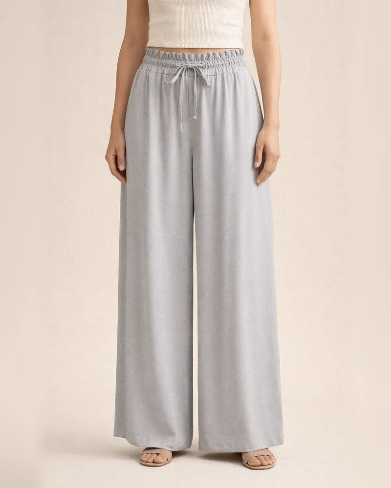 Summer New Women's Wide-legged Pants High-waisted Long Skirt Pants | JRSEE:f3ddf286-defc-4e03-9384-0f766619d7c2