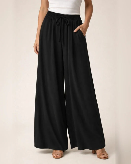 Summer New Women's Wide-legged Pants High-waisted Long Skirt Pants | JRSEE:99c52071-efdf-441b-8ff0-29671e242eca