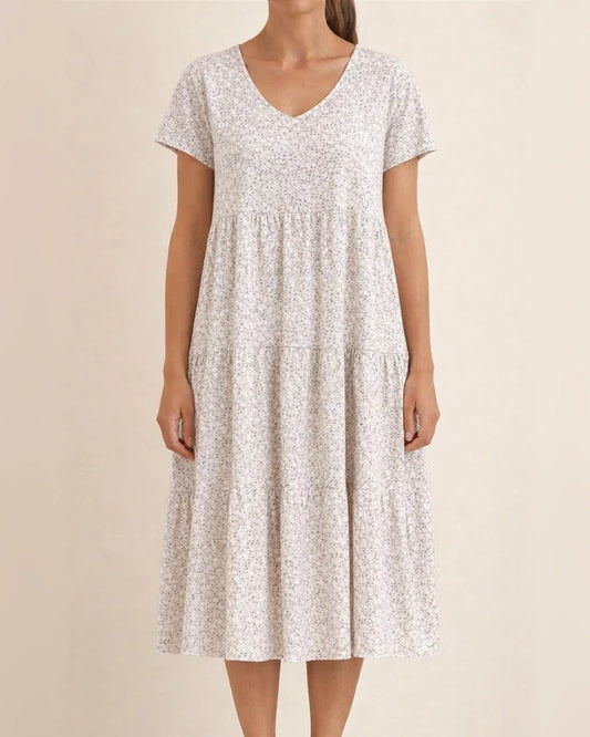 Summer Plus Size Women's Round Neck Slim Short-sleeved Dresses Women | JRSEE:32cbb406-ed5e-401d-a731-69b07186ba16