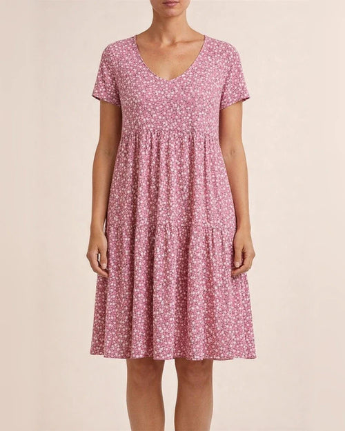 Summer Plus Size Women's Round Neck Slim Short-sleeved Dresses Women | JRSEE:3c7d4ea8-099d-492b-9cc8-302fe04b9afa