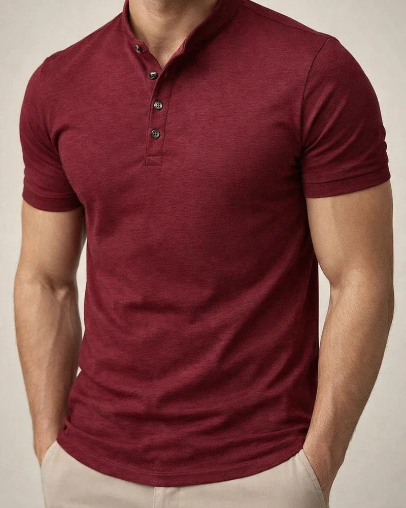 Summer T-shirt Men's Short-sleeved Lapel Sports Casual Solid Color POLO Shirt | JRSEE:646722bb-5f4b-4f81-8d7e-db1ff3697485