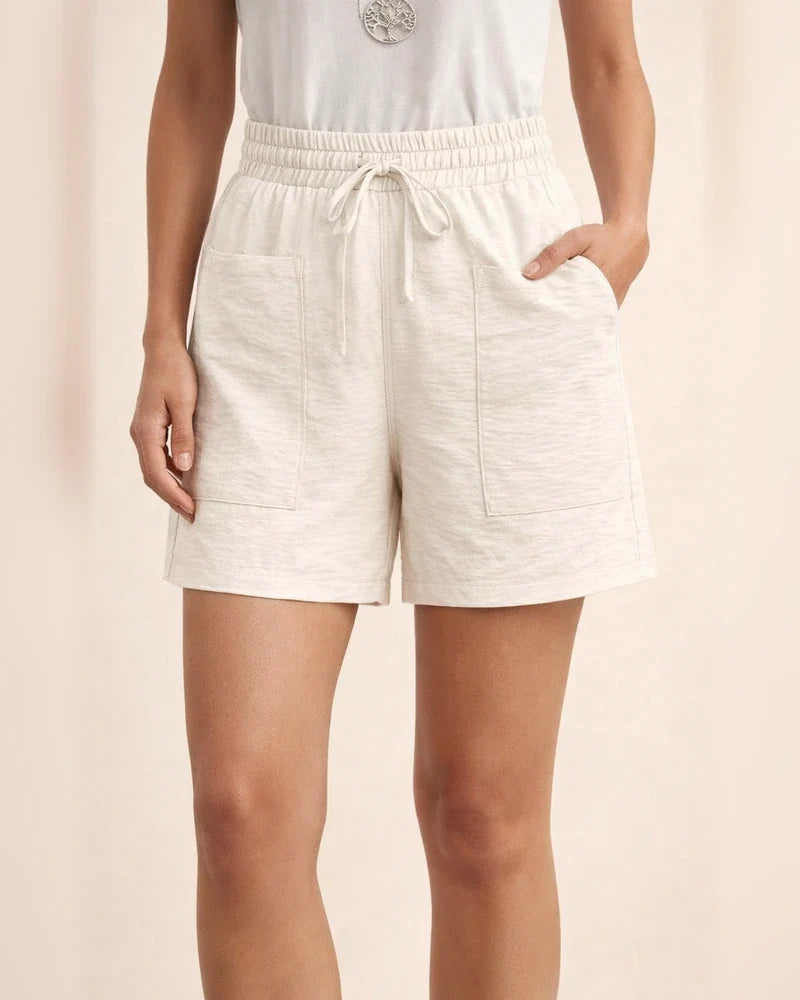 Summer Women's New Loose Linen Casual Shorts Solid Color High Waist Wide Leg Pants | JRSEE:1588cd59-e05f-4db2-93a7-ae7265aab11a
