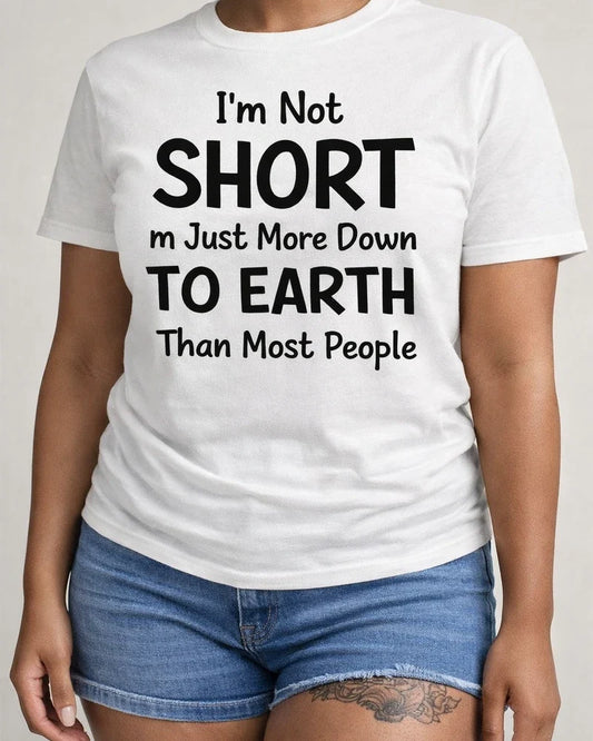 Summer Women's New Personalized Letters Loose Type Round Neck Printed Short-sleeved T-shirt Ladies Bottoming Shirt Tops | JRSEE:b010873e-bd51-4054-8960-5bbee2bec4e0
