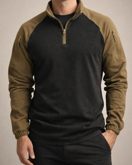 Tactical Fleece Jacket Men's Shaker Fleece Warm Fall and Winter Double-sided Fleece Pullover Zipper Jacket Thickened | JRSEE:00c2b4ea-e005-4b46-9a56-cce16de78835