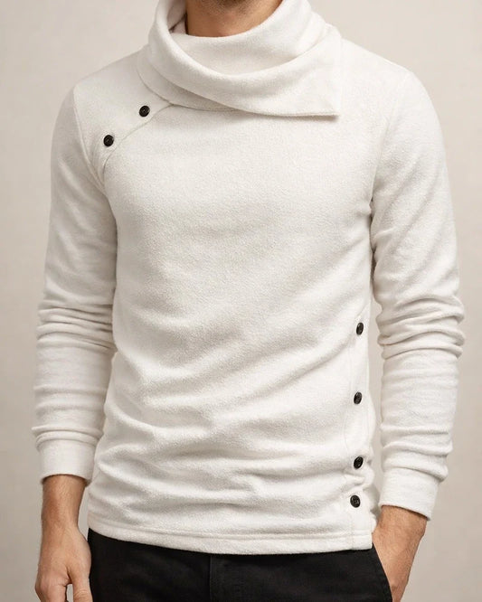 The Basic Public Men's Knit Sweater Men's British Style Casual Warm Pile Collar Turtleneck Sweater Sweater | JRSEE:5d864524-13d4-4e7f-a51b-ce72b800a5f9