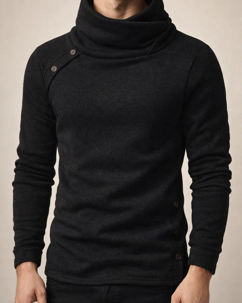 The Basic Public Men's Knit Sweater Men's British Style Casual Warm Pile Collar Turtleneck Sweater Sweater | JRSEE:7c43c8c6-bd82-40a6-924f-2b138a44ad08