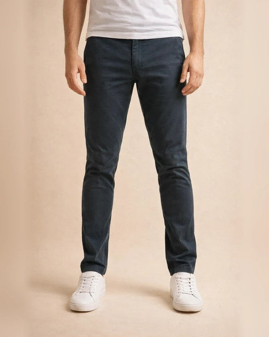 The New Casual Pants Men's Pants Fall Section Business Pants Straight Twill High Elastic Solid Color Cotton Pants | JRSEE:f84e58db-8803-402c-a73b-0d6572aa0a8d