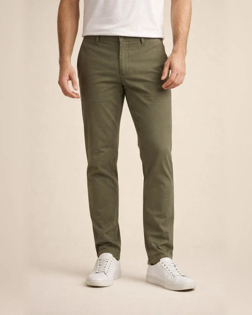 The New Casual Pants Men's Pants Fall Section Business Pants Straight Twill High Elastic Solid Color Cotton Pants | JRSEE:21d9a8a3-b5f9-458a-ba5f-c5753dc27913