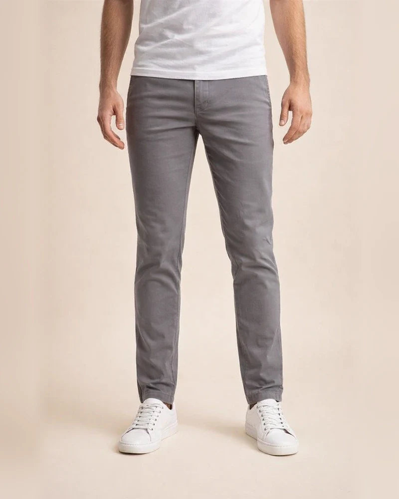 The New Casual Pants Men's Pants Fall Section Business Pants Straight Twill High Elastic Solid Color Cotton Pants | JRSEE:8cac3ae7-3307-4fa8-b707-8e539f12a51a
