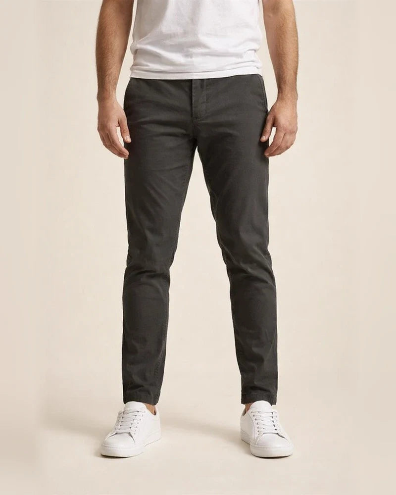 The New Casual Pants Men's Pants Fall Section Business Pants Straight Twill High Elastic Solid Color Cotton Pants | JRSEE:47304c65-a95e-48dc-9ea3-fbad9b4efc10