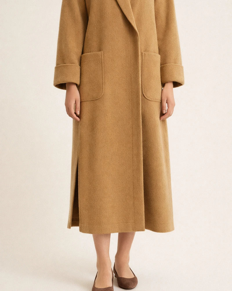 Thick Long Over The Knee Woolen Coat | JRSEE:c40baf65-9ae9-498e-ace1-8c0947e403c6