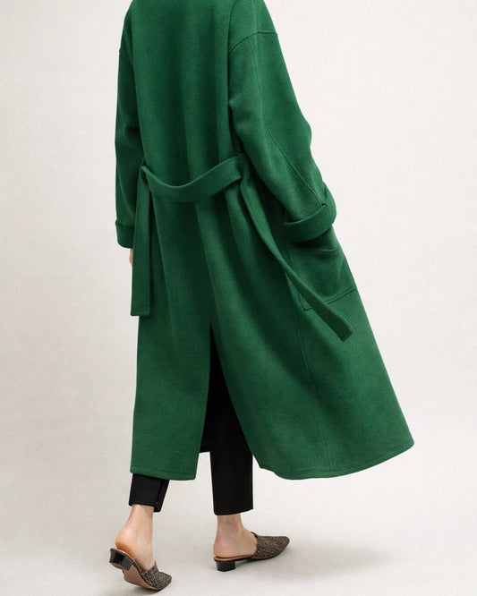 Thick Long Over The Knee Woolen Coat | JRSEE:52909ec6-f953-4e9a-975e-357a2f3c96ed