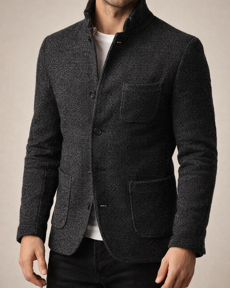 Thickened Lapel Knit Cardigan Men's Men's Casual Suit Collar Long-sleeved Pocket Shirt Ribbed Bottom Hem Men's Tops Outerwear Sweater | JRSEE:931994c0-a6dd-41ef-b937-0947061a63ac