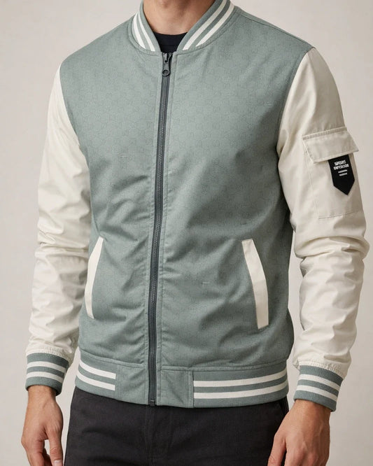 Thin Section of The Baseball Jacket Men's Spring and Fall New Casual Loose Green Middle-aged Jacket Blouse Men's | JRSEE:e323f29d-9381-48d6-a4b6-43be101e12d9