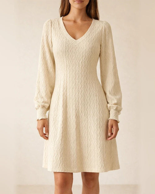 V-neck Sexy Waist-slimming Autumn and Winter Warm Temperament Skirt | JRSEE:9cc90e95-a760-4a70-9410-5832f9e5cf38