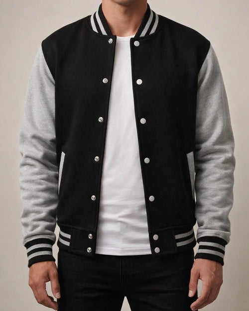 Winter Men's Fleece-Lined Cardigan Jacket Baseball-Style Casual Men's Jacket | JRSEE:d6b4d5a3-0be9-43f7-a7ea-4fd5b8365d96