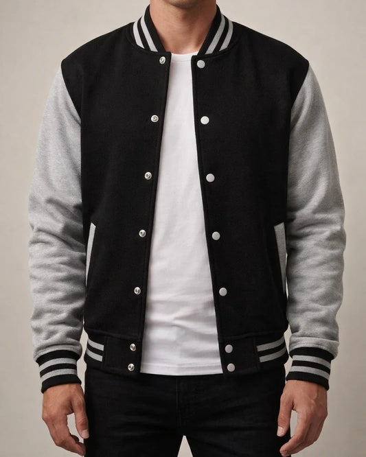Winter Men's Fleece-Lined Cardigan Jacket Baseball-Style Casual Men's Jacket | JRSEE:d6b4d5a3-0be9-43f7-a7ea-4fd5b8365d96