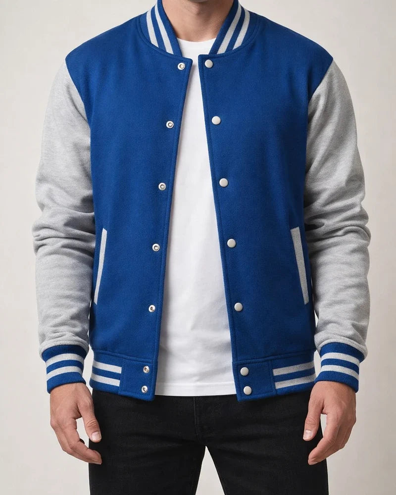 Winter Men's Fleece-Lined Cardigan Jacket Baseball-Style Casual Men's Jacket | JRSEE:1d4c9968-a72d-442f-9b9e-c074ff6d4348