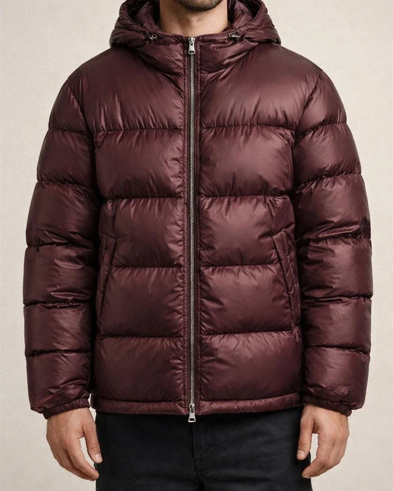 Winter Men's Hooded Quilted Cotton Jacket Warm Coat | JRSEE:d0ac9ba0-8f60-439c-819d-9c38bc2a3f9a