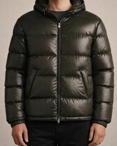 Winter Men's Hooded Quilted Cotton Jacket Warm Coat | JRSEE:dfc04404-dbe8-4abb-8bea-757b9dfb8fce