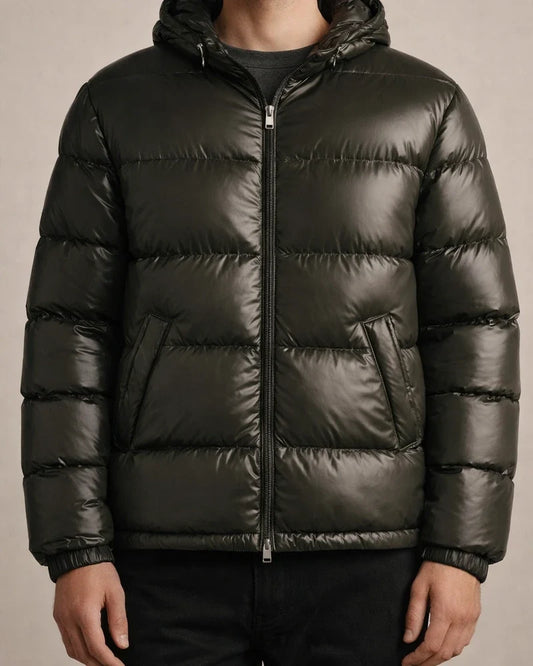 Winter Men's Hooded Quilted Cotton Jacket Warm Coat | JRSEE:dfc04404-dbe8-4abb-8bea-757b9dfb8fce