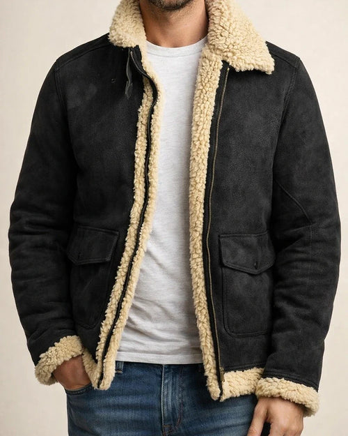 Winter New Faux Fur Jacket Fur One Men's Jacket Thickened Coat | JRSEE:f90413dc-171e-4ffa-b918-b4467d2a9a69