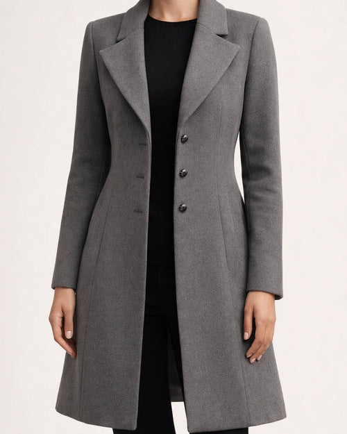 Winter New Women's Coat Korean Version of Slim in The Long Women's Tweed Coat | JRSEE:bc0f1664-5ca3-418c-81e9-4163cd02de3d