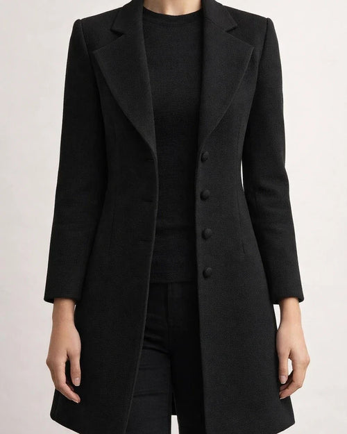 Winter New Women's Coat Korean Version of Slim in The Long Women's Tweed Coat | JRSEE:e552623f-6827-4601-9ec6-b1c7fb5ff545