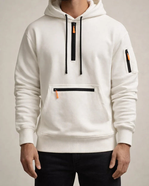 Winter Oversized Fleece-Lined Loose-Fit Men's Casual Sports Workwear Set Hoodie | JRSEE:a27e10f8-e591-446b-bd93-83d702774be0