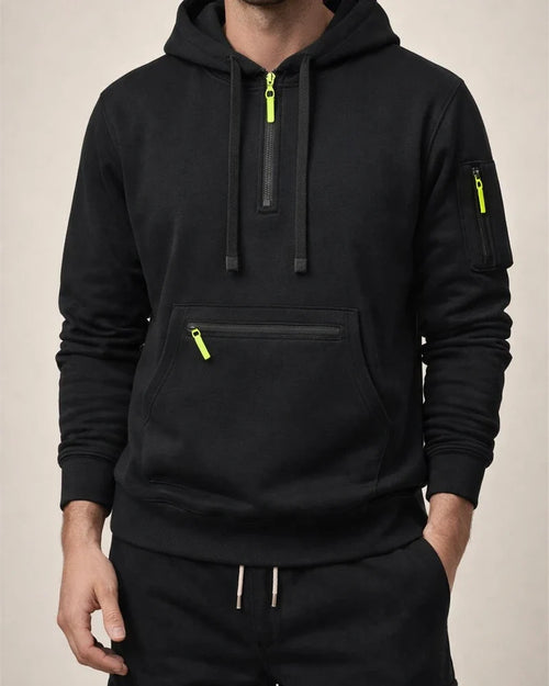 Winter Oversized Fleece-Lined Loose-Fit Men's Casual Sports Workwear Set Hoodie | JRSEE:f3c824a1-6906-407b-b3b5-5d4d883d8fb2