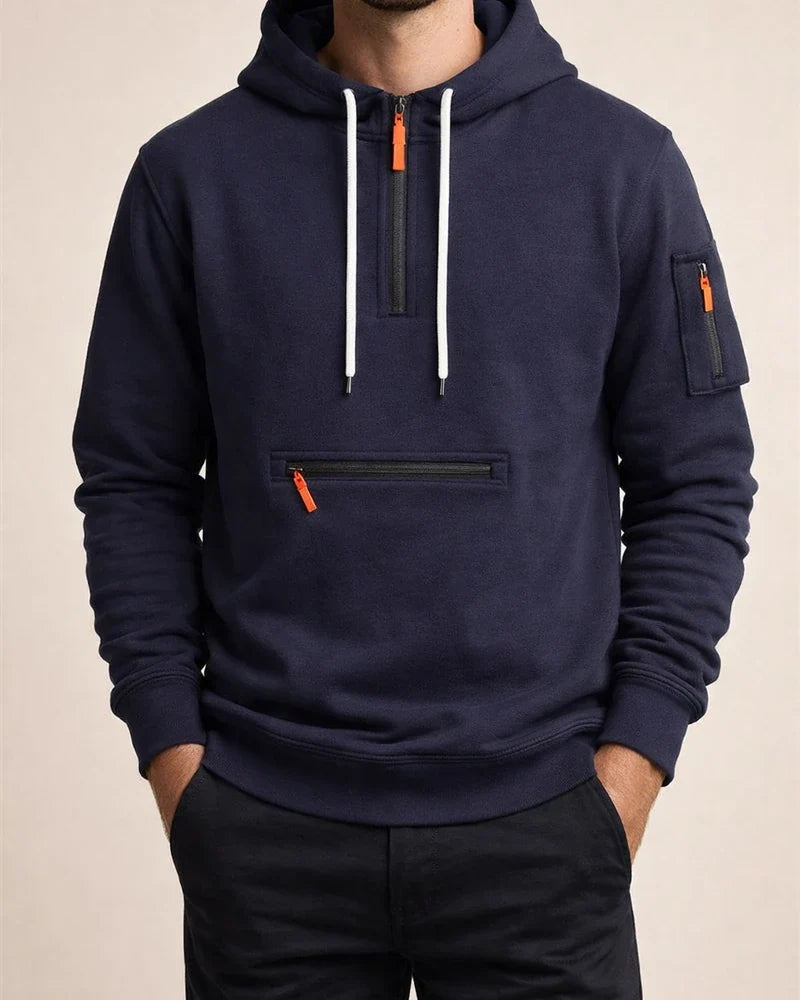 Winter Oversized Fleece-Lined Loose-Fit Men's Casual Sports Workwear Set Hoodie | JRSEE:a39e1a70-0794-40bc-98ad-e7bca296b4e6