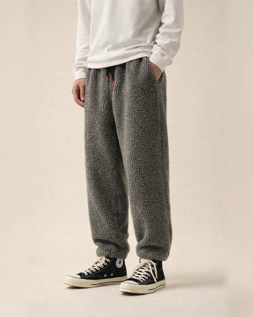 Winter Thickened Men's Casual Shearling Warm Pants Men's Cotton Pants Plus Size Harem Pants | JRSEE:231dba28-9e69-4d55-b4a8-7fe229d4b922