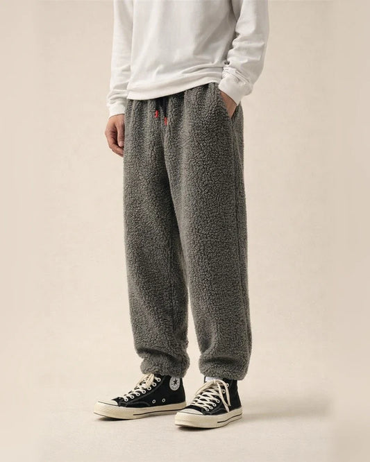 Winter Thickened Men's Casual Shearling Warm Pants Men's Cotton Pants Plus Size Harem Pants | JRSEE:231dba28-9e69-4d55-b4a8-7fe229d4b922