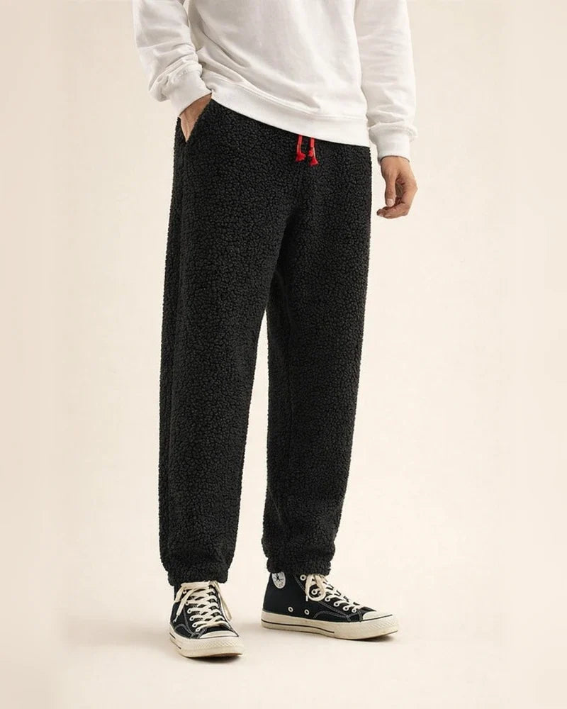 Winter Thickened Men's Casual Shearling Warm Pants Men's Cotton Pants Plus Size Harem Pants | JRSEE:e2913873-14ce-4bcb-b37d-bdcec19ae2a2