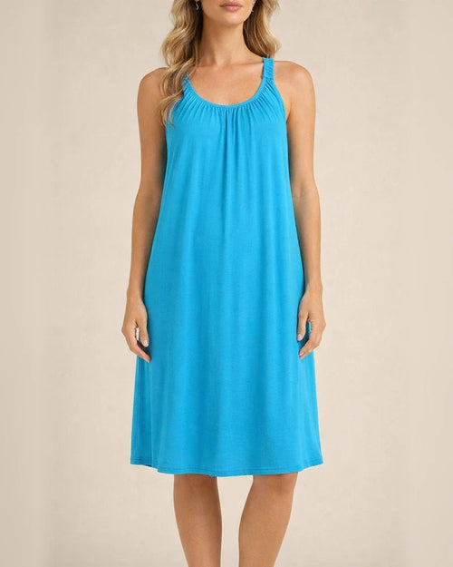Women's Beach Dress Shirt Casual Vacation Short Summer Halter Dress Solid Color Dresses | JRSEE:058caf0e-eaad-4a5b-87c1-e7a028c5e876