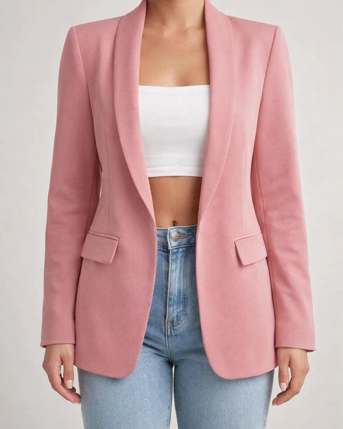 Women's Blazer Outdoor Pocket Plain Windproof Fashion Regular Fit Outerwear Long Sleeve Fall Black S | JRSEE:d0a0fe6f-4346-40bf-a72b-5a5b860a1026