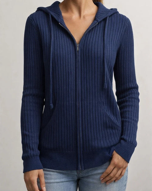 Women's Cardigan Classic Style Solid Color Basic Casual Cotton Long Sleeve Sweater Cardigans Hooded Fall Winter Tan grey blue Blue | JRSEE:c3622a70-9300-461a-adef-feb1cf141f7b