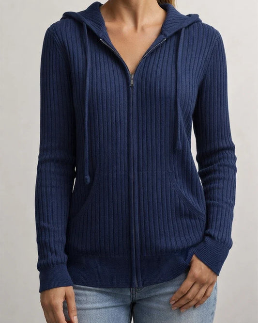 Women's Cardigan Classic Style Solid Color Basic Casual Cotton Long Sleeve Sweater Cardigans Hooded Fall Winter Tan grey blue Blue | JRSEE:c3622a70-9300-461a-adef-feb1cf141f7b