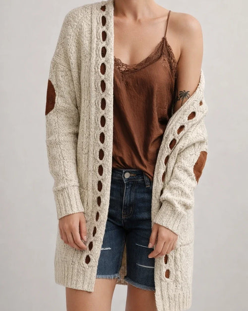 Women's Cardigan Knitted Color Block Stylish Basic Casual Long Sleeve Loose Sweater Cardigans Hooded Fall Winter Blue Gray Khaki / Holiday | JRSEE:a29f5ee1-2185-457d-bcc1-70571b91ddf2