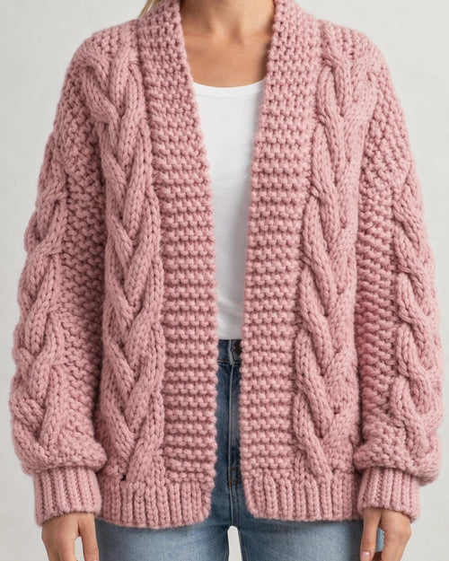 Women's Cardigan Knitted Solid Color Basic Casual Chunky Long Sleeve Loose Sweater Cardigans Hooded Open Front Fall Winter Wine Dusty Rose Gray | JRSEE:2c2d3ff5-bc18-44ba-ab1b-a451137a37be