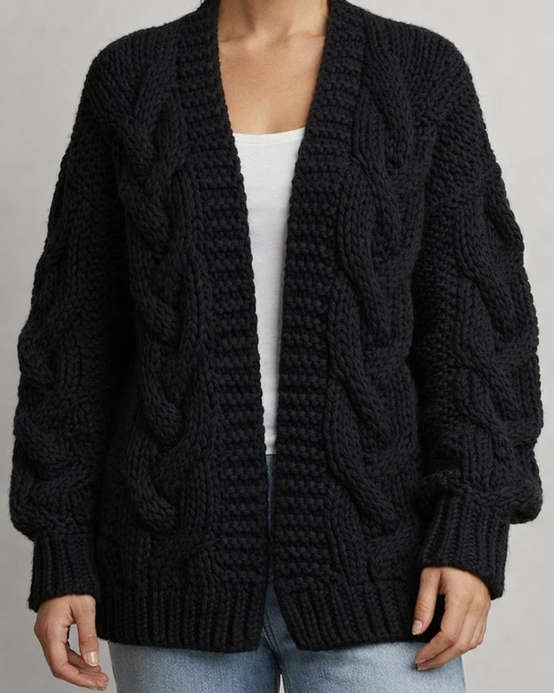 Women's Cardigan Knitted Solid Color Basic Casual Chunky Long Sleeve Loose Sweater Cardigans Hooded Open Front Fall Winter Wine Dusty Rose Gray | JRSEE:f77ba1f6-d777-4758-8687-4d3e02d91149