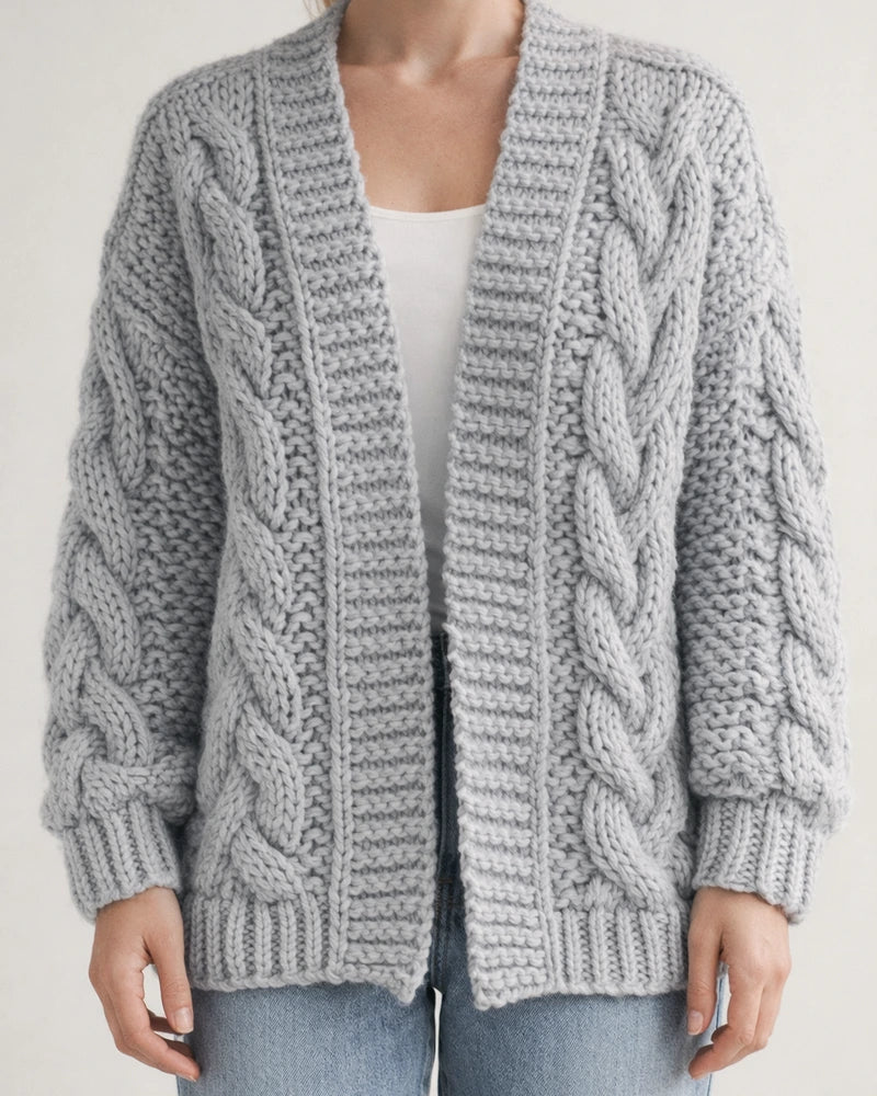 Women's Cardigan Knitted Solid Color Basic Casual Chunky Long Sleeve Loose Sweater Cardigans Hooded Open Front Fall Winter Wine Dusty Rose Gray | JRSEE:e8336264-d583-4dbc-9bf1-5d9ae0990993