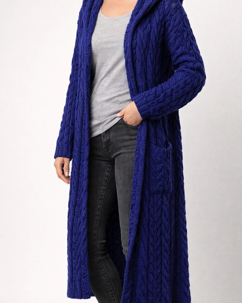 Women's Cardigan Knitted Solid Color Basic Casual Cotton Long Sleeve Sweater Cardigans Open Front Fall Winter Wine Red Blue Yellow | JRSEE:799a2443-37fe-45e2-80b8-d7383e417ac6