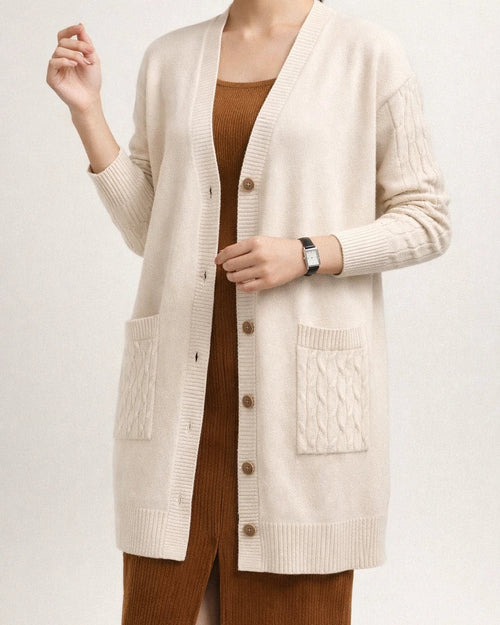 Women's Cardigan Pocket Solid Color Stylish Basic Casual Long Sleeve Regular Fit Sweater Cardigans V Neck Fall Spring Blue Black Camel / Going out | JRSEE:0304f4dd-c7af-4f02-909a-c1fe38d74cb8