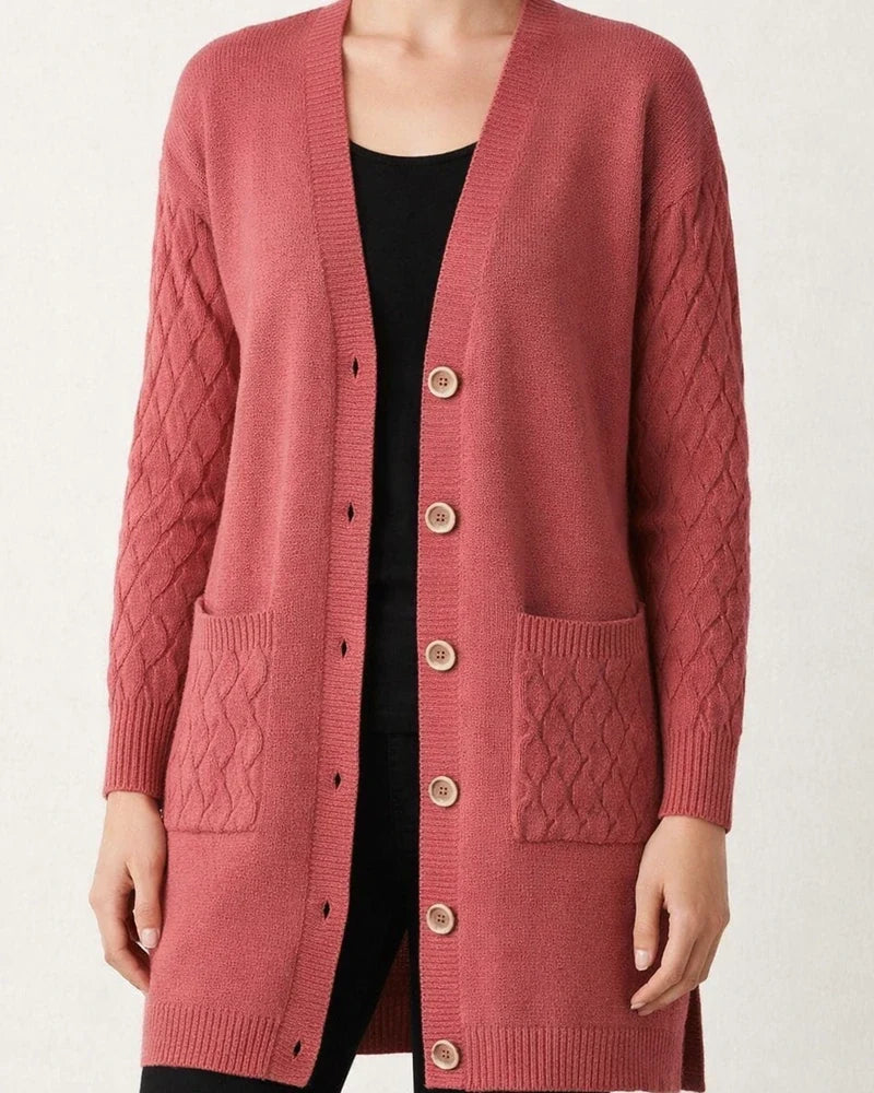 Women's Cardigan Pocket Solid Color Stylish Basic Casual Long Sleeve Regular Fit Sweater Cardigans V Neck Fall Spring Blue Black Camel / Going out | JRSEE:7c1ebc50-9870-4948-a14d-7fb4b63a84e2