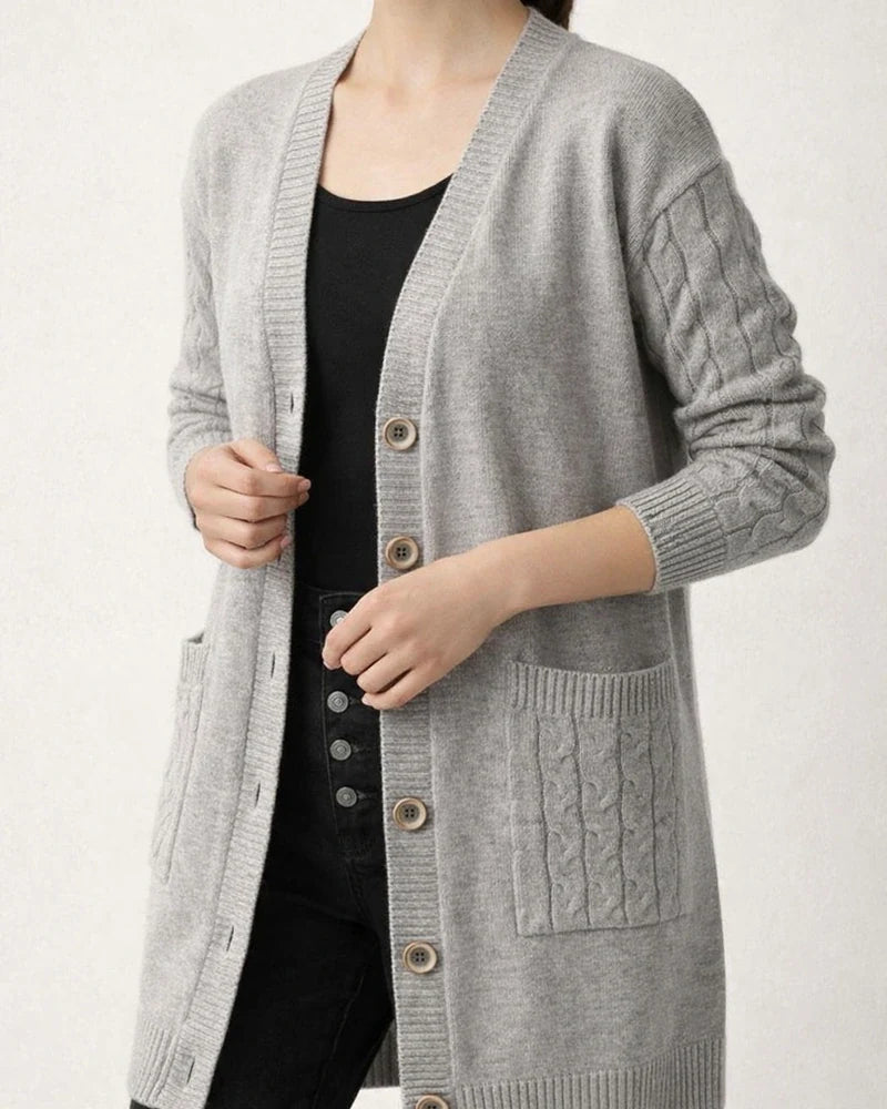 Women's Cardigan Pocket Solid Color Stylish Basic Casual Long Sleeve Regular Fit Sweater Cardigans V Neck Fall Spring Blue Black Camel / Going out | JRSEE:4db78cfa-4bb2-46a1-aabe-397cfa5fc7ff