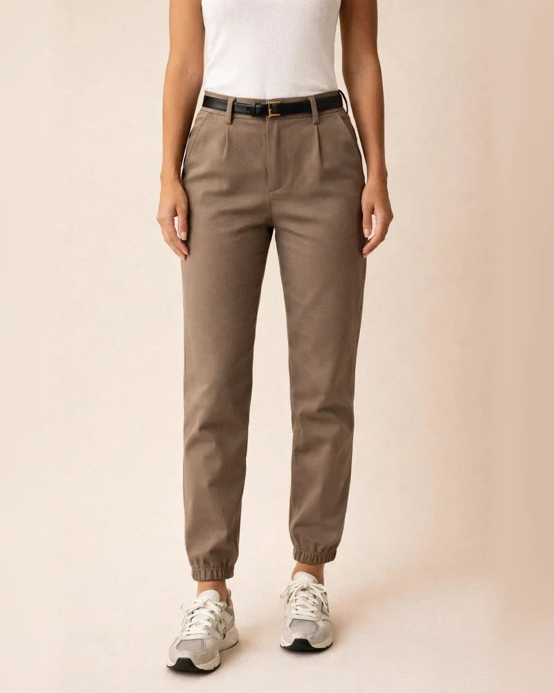 Women's Cargo Pants Cotton Blend Army Green Khaki Black Mid Waist Fashion Casual Vacation Work Side Pockets Ankle-Length Solid Color S M L XL XXL | JRSEE:1b420396-f102-4d56-a2ca-a5110302b579