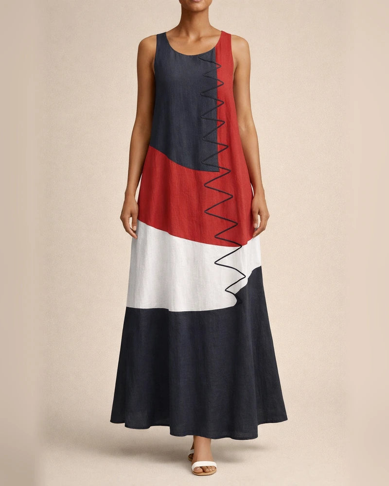 Women's Casual Dress Boho Dress Long Dress Maxi Dress Blue Khaki Red Sleeveless Graphic Print Fall Spring Summer Crew Neck Fashion Daily Vacation Summer Dress 2022 S M L XL XXL 3XL 4XL 5XL | JRSEE:b4ca6ed7-cd87-471f-bfe6-b983d41e27a8