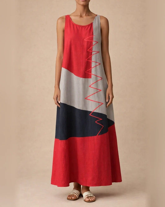 Women's Casual Dress Boho Dress Long Dress Maxi Dress Blue Khaki Red Sleeveless Graphic Print Fall Spring Summer Crew Neck Fashion Daily Vacation Summer Dress 2022 S M L XL XXL 3XL 4XL 5XL | JRSEE:7cd8f994-efb7-4d65-8443-7f6523846a68