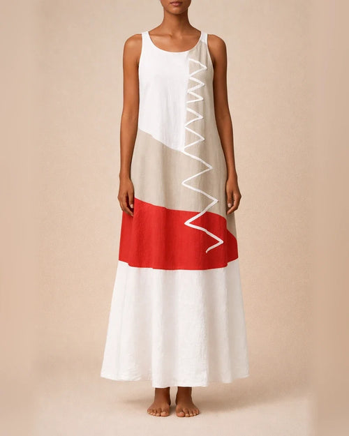 Women's Casual Dress Boho Dress Long Dress Maxi Dress Blue Khaki Red Sleeveless Graphic Print Fall Spring Summer Crew Neck Fashion Daily Vacation Summer Dress 2022 S M L XL XXL 3XL 4XL 5XL | JRSEE:c0db5e27-362f-40ee-9010-270ce4e878de